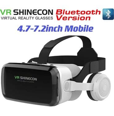 VR vertual eynek BLUETOOTH ile qoşulur, en son model, bütün
