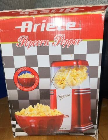Ariete Popcorn Popper – elektrikli popkorn aparatıdır. Hava ilə — 2
