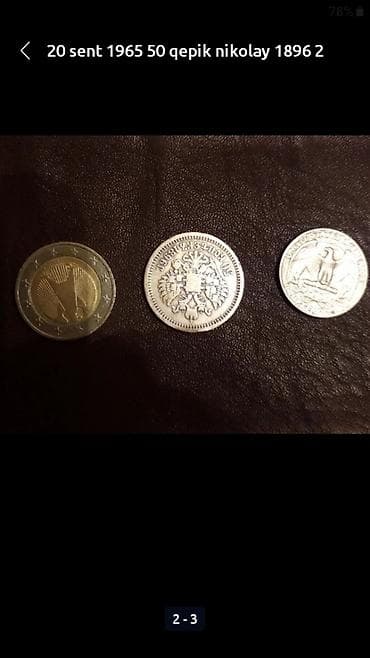 koleksiya: 1896 ci ile aid nikolay 1965 ci ile aid sent 2002 ile aid yevro — 2
