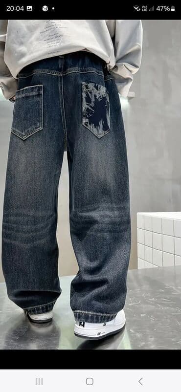 школьные рюкзаки для первоклассников: Cins şalvar, Oğlan üçün, 12 - 14 yaş — 2