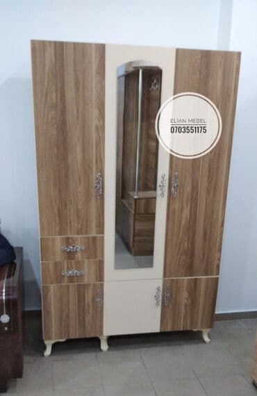 şifoner dolab: Yeni, Açılan, 3 qapılı Düz dolab, Şifonyer, Azərbaycan — 14