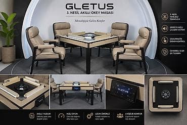 Mebel: GLETUS 3. nəsil ağıllı okey masası Məhsul xüsusiyyətləri: - — 1