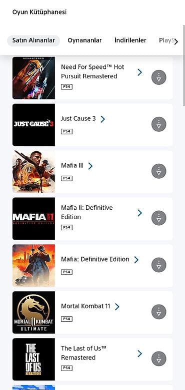 ps3 ps4: PS4/PS5 üçün hazır oyunlu Türk PSN hesabı Tərkib: - Türk regionlu — 3