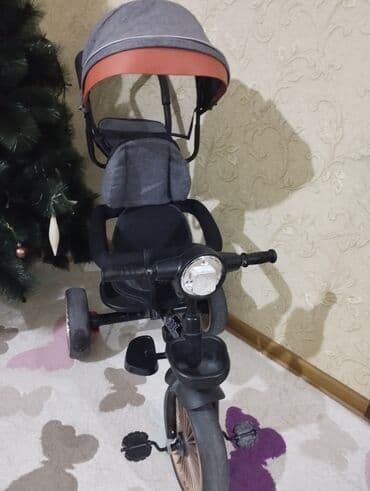 Uşaq üçtəkərli velosipedi – valideyn idarəetmə tutacağı və iri günlüyü