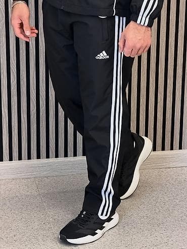 Kişi geyimləri: İdman dəsti, Adidas, Standart, rəng - Qara — 4