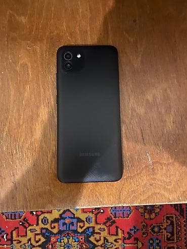 Samsung Galaxy A03, 32 GB, rəng - Qara, İki sim kartlı