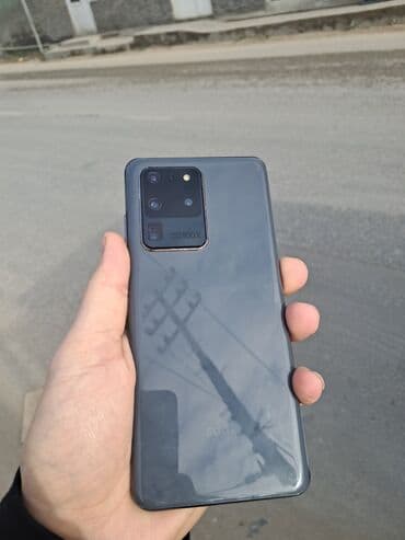 samsung s23 ultra satilir: Samsung Galaxy S20 Ultra, 128 GB, rəng - Qara, Simsiz şarj — 1