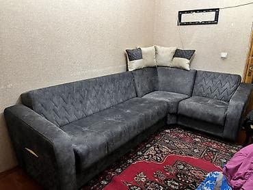 Диваны: L-Divan Ayaqları var yerə yapışan deil ağır divan deil altı — 4