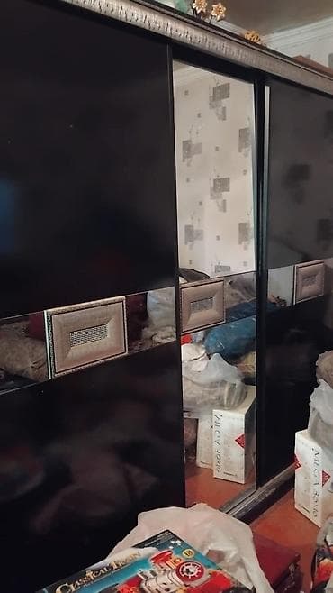 2el dolablar: İşlənmiş, 2 qapılı, Güzgülü, Qara, Kupe, Düz dolab — 1