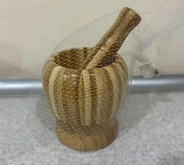 cayni serviz: Daş və ya kompozit materialdan hazırlanmış əl dəyirmanı – havan və — 7