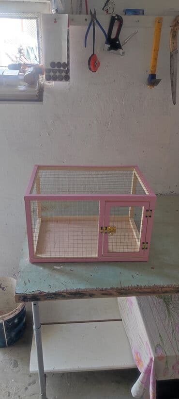 xamyak qəfəs: Dovşan,hamster,şinşila,bildirçin,cücə,xamyak,pişik,quş ve s kimi ev — 1