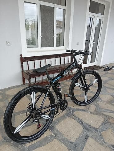 29 velosibet: Dağ/şəhər hibrid velosiped – 29” mag təkərlər, tam amortizasiya — 3