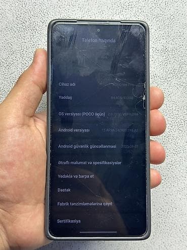 mac pro: Poco M6 Pro, 512 GB, rəng - Bənövşəyi, Sensor — 4