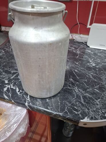 Şirəsıxanlar: Alüminium süd bidonu - Material: qalın divarlı alüminium - Həcm — 2