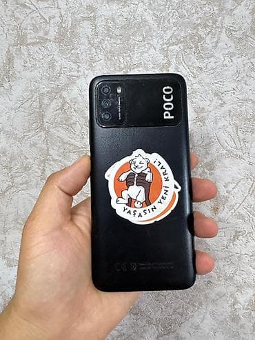 Poco M3, 128 GB, rəng - Qara, Zəmanət, Düyməli, Sensor