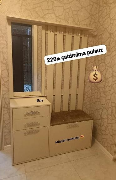 Dehliz dolab sifarişlə hazırlanır