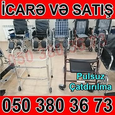 Yerimək üçün arabalar, çəliklər, əsalar, rollatorlar: Məhsul: əlil arabaları və reabilitasiya vasitələri Xidmət: icarə və — 4