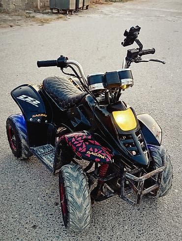aqua disk: Uşaq/yeniyetmələr üçün mini ATV (kvadrotsikl) - Kuzov: qara rəng — 7