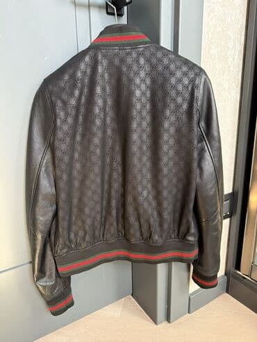 qadınlar üçün zamşa gödəkçələr: Dəri kurtka, Gucci, S — 4