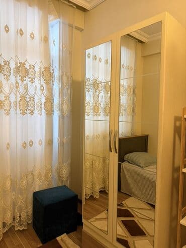 mətbəxt stol: Yataq otağı dəsti və aksesuarları - Geniş qapılı paltar şkafı: təbii — 5