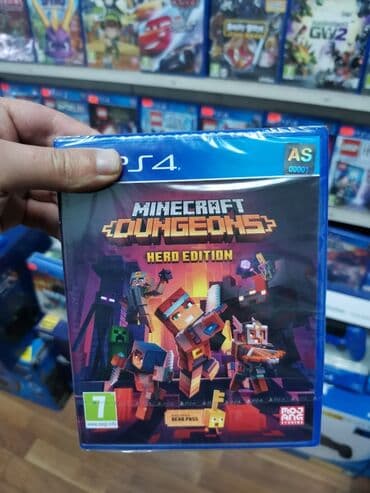 dvd disk oyun: Ps4 minecraft dungeons. 📀Playstation 4 və playstation 5 📀Satışda — 1