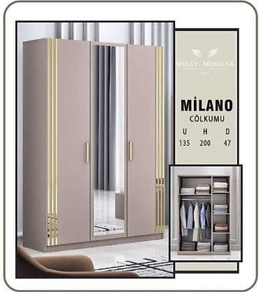 Milano paltar dolabı,şkaf,qarderob Fabrik istehsalı mebellərin topdan