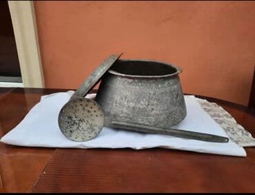 ziynət əşyaları: 1956 ci ilin mis qazanı, mis kəpkiri və mis qapağı — 4