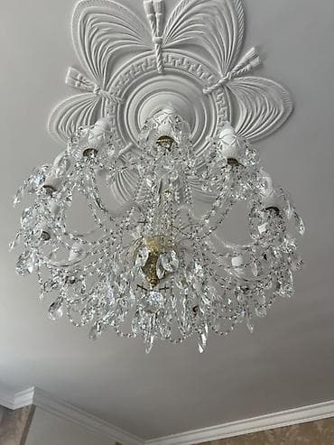 sam: Çılçıraq, 10 və daha çox lampa, Xrustal — 3