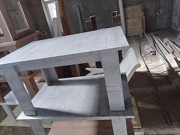 Столы: Журнальный стол, Новый, Нераскладной, Ламинат, Квадратный стол — 2