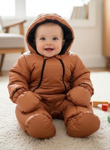 sukeçirməyən uşaq şalvarları: Kombinezon, Uniseks, 3 - 6 ay — 5