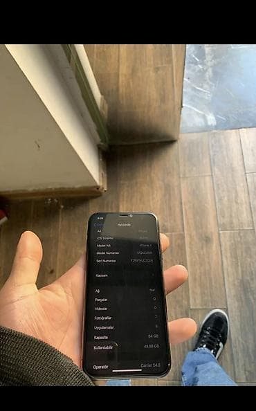iphone x batarya orjinal: IPhone X, 64 GB, Qara, Zəmanət, Simsiz şarj, Face ID — 6