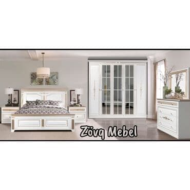 спальный гарнитур каракол: 2 təknəfərlik çarpayı, Dolab, Termo, 2 tumba, Belarusiya, Yeni — 7