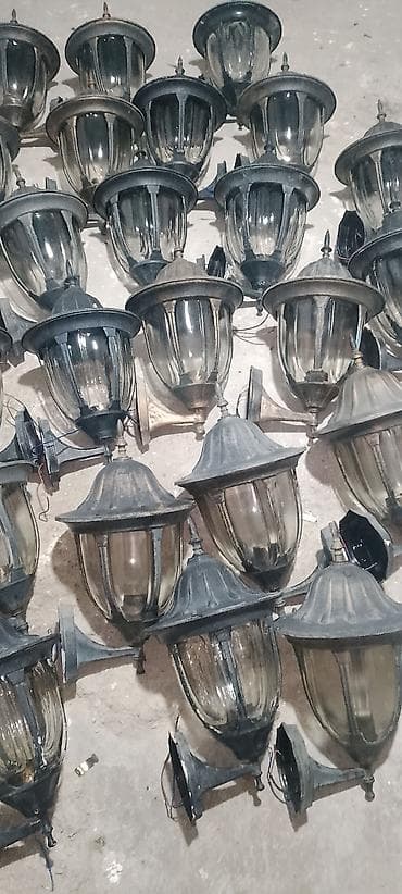 divar sticker: Klassik üslubda divara quraşdırılan açıq hava fənərləri (dekorativ — 3