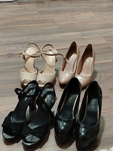 Qadın ayaqqabıları dəsti. hamisi birge 5 azn 37 razmer qaralar yaxsi