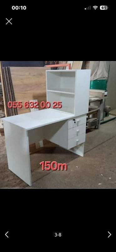 reception masa: 150m Başlayir Qəbul/resepsiyon masaları və kassir stendləri Məhsul — 8