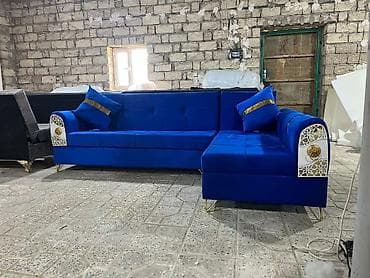 deri divan: Künc divan, Qonaq otağı üçün, Parça, Açılmayan — 5