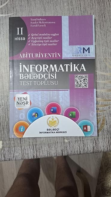 Abituriyentin İnformatika Bələdçisi – Test Toplusu (II hissə)” — 2