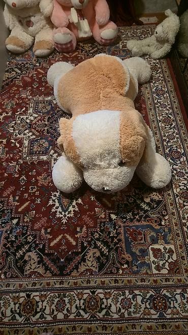 Böyük ölçülü plyuş oyuncaqlar dəsti - 1 ədəd pembe dovşan: çox yumşaq — 3