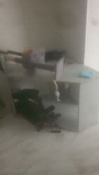 yazı masası qiyməti: Kunc masasi / komputer masasi - Forma: üçbucaq/künc yerləşimə uyğun — 1