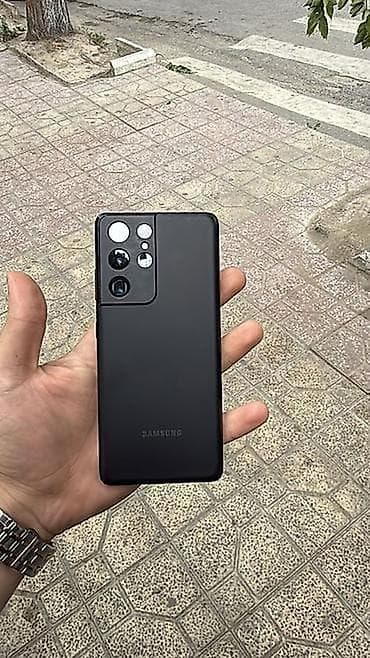 data modem sim card: Samsung Galaxy S21 Ultra, 256 GB, rəng - Qara, Simsiz şarj — 1