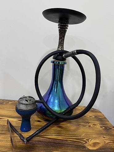 molekul 4 parfum: Şüşə kolba və tam aksesuarları ilə nərgilə dəsti - Şüşə kolba: rəng — 2