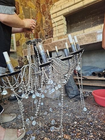 sam: Çılçıraq, 8 lampa, Metal — 9