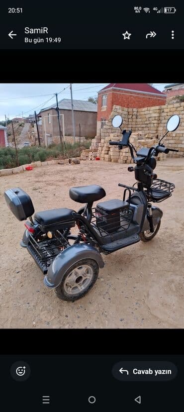 вентилятор с охлаждением в баку: Elektrik üçtəkərli skuter - 3 təkərli stabil konstruksiya, arxa ikili — 3