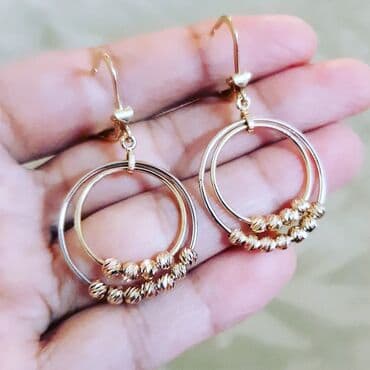 qaş sabitləyici: Sırğa, Pandora, Sarı qızıl, 585 Əyar, 447 g — 3