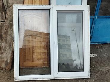 İşlənmiş İkiqat şüşə paketi Plastik pəncərə, Еni: 144 sm, Uzunluğu: 142 sm — 7