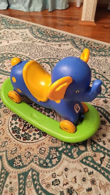 usaq yellencekleri sederek: Качалка детская слоник для малыша до 3 - ёх лет, разъёмная на калёсаж — 7