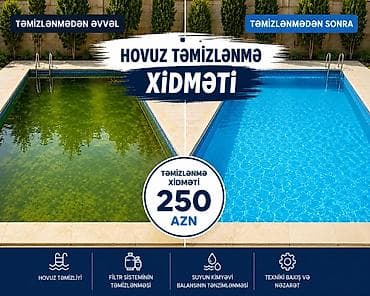 hovuz ucun tozsoran: Hovuz Təmizlənmə Xidməti – Hovuzun peşəkar təmizliyi – Filtr — 1