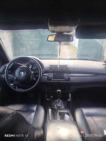 Avtomobil satışı: BMW X5 (E53) – mat qara rəngli, şəhər və off-road üçün rahat SUV — 7