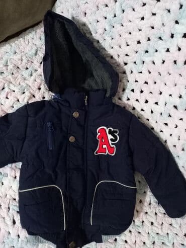 Комбинезоны: Uşaq qış gödəkçəsi - Rəng: tünd göy - Ölçü: körpə/kiçik uşaq ölçüsü — 1