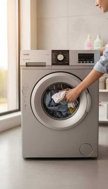 Paltaryuyan maşın Vestel, 6 kq, Avtomat, Qurutmasız, Pulsuz çatdırılma lalafo.az -da Paltaryuyan maşın Vestel, 6 kq, Avtomat, Qurutmasız, Pulsuz çatdırılma